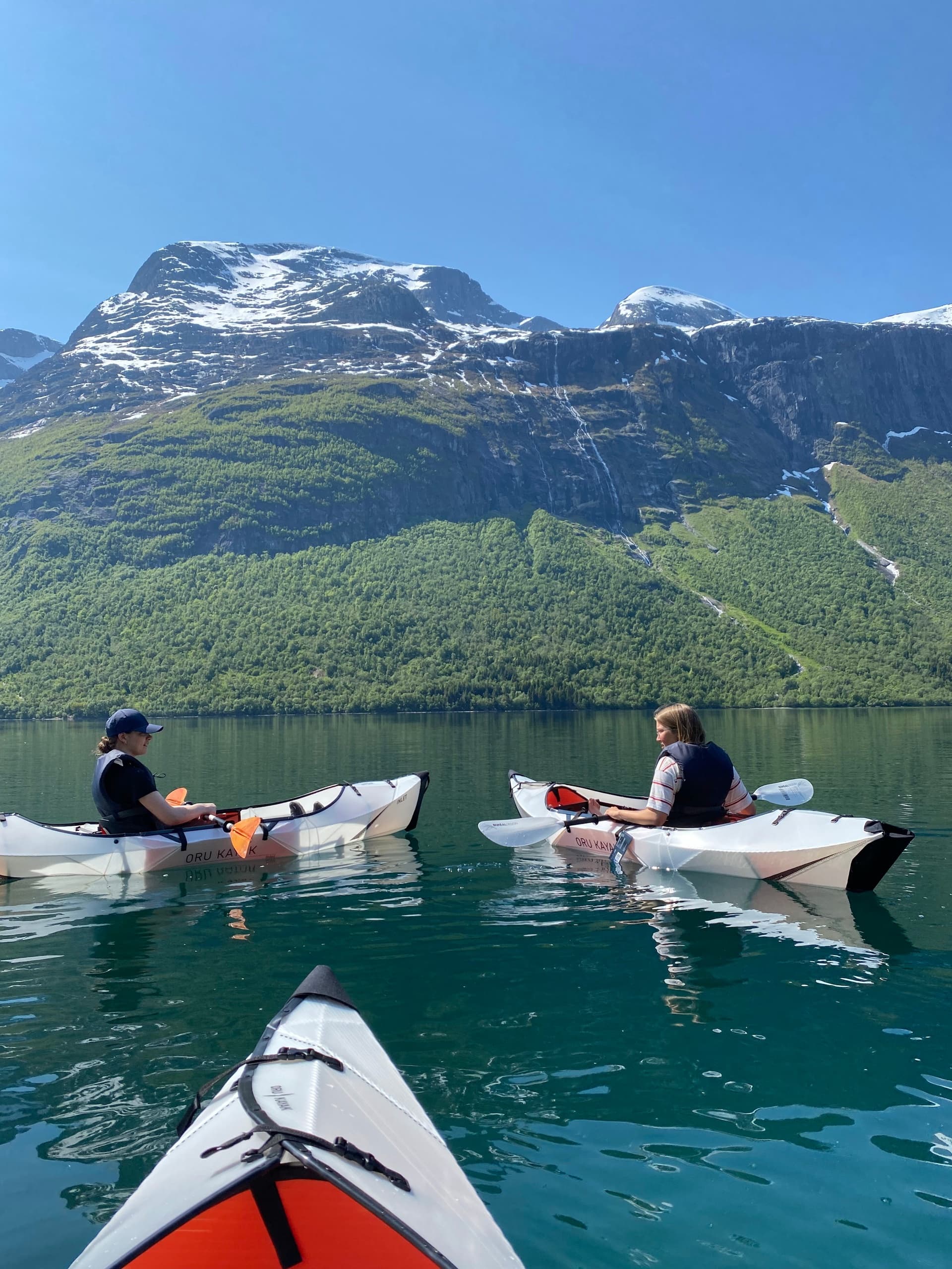 Kayaking Adventure at Lovatnet with Discover Olden