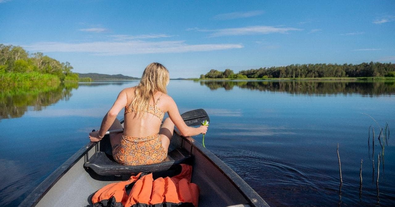 Full-Day Canoe Adventure with Noosa River Eco Adventures