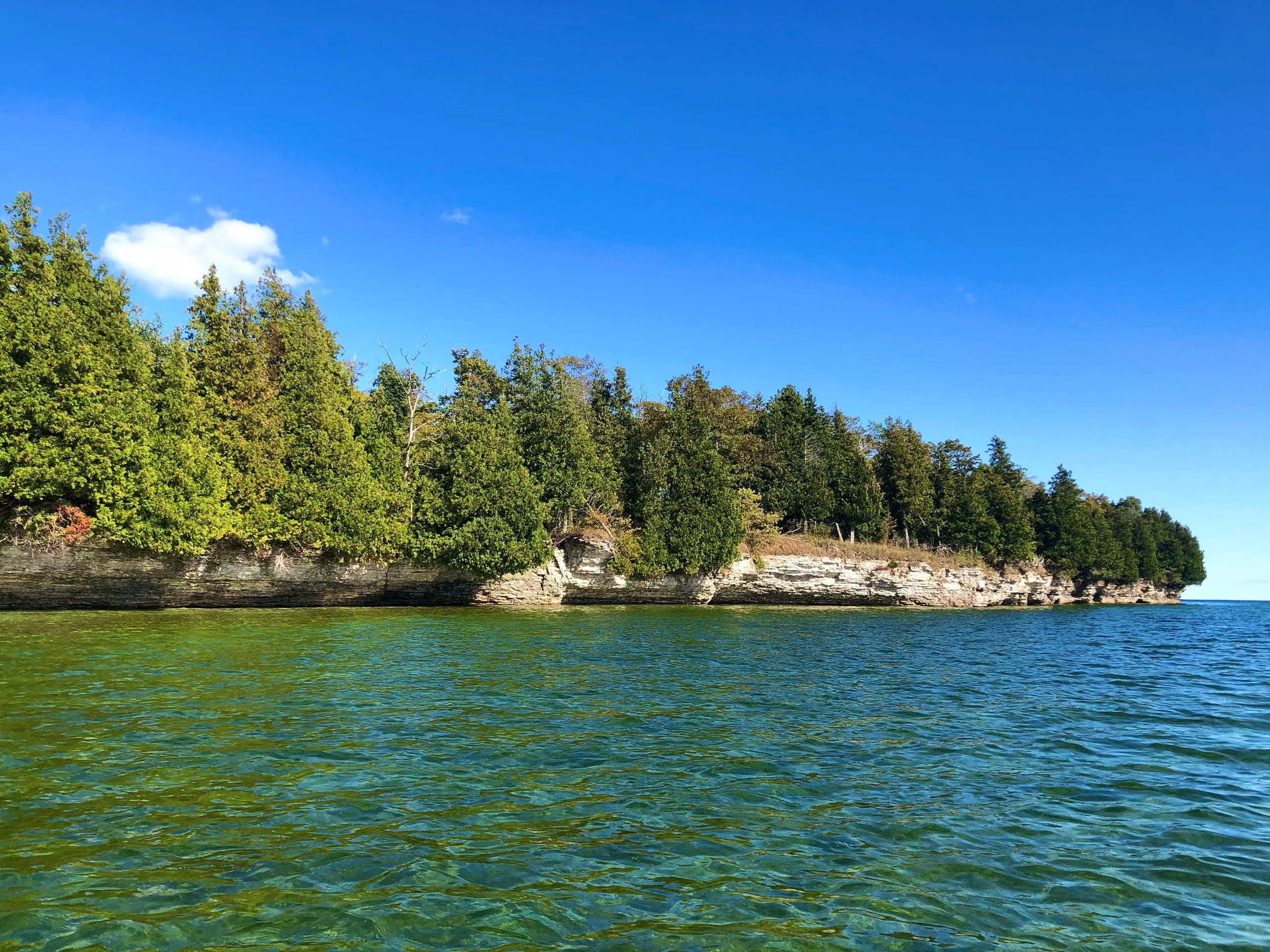 Paddling Cave Point Kayak Tour to Door County Limestone Sea Caves photo 1