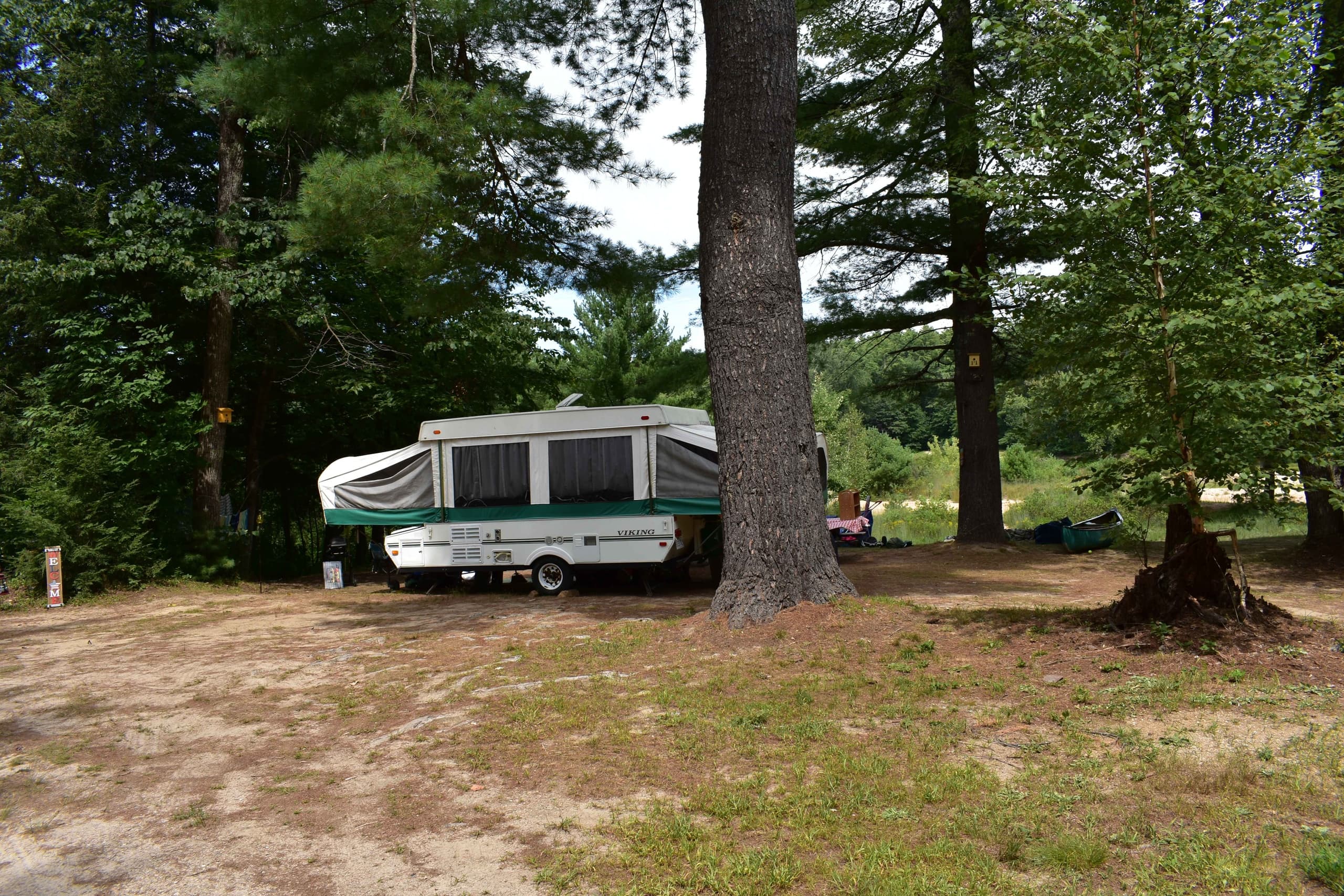 Waterfront Camping at Canal Bridge Campground