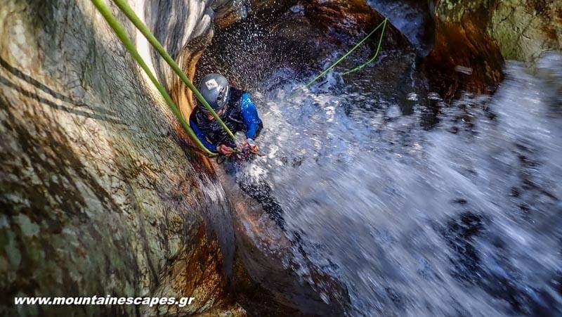 Fakistras Canyon Canyoning with Mountain Escapes