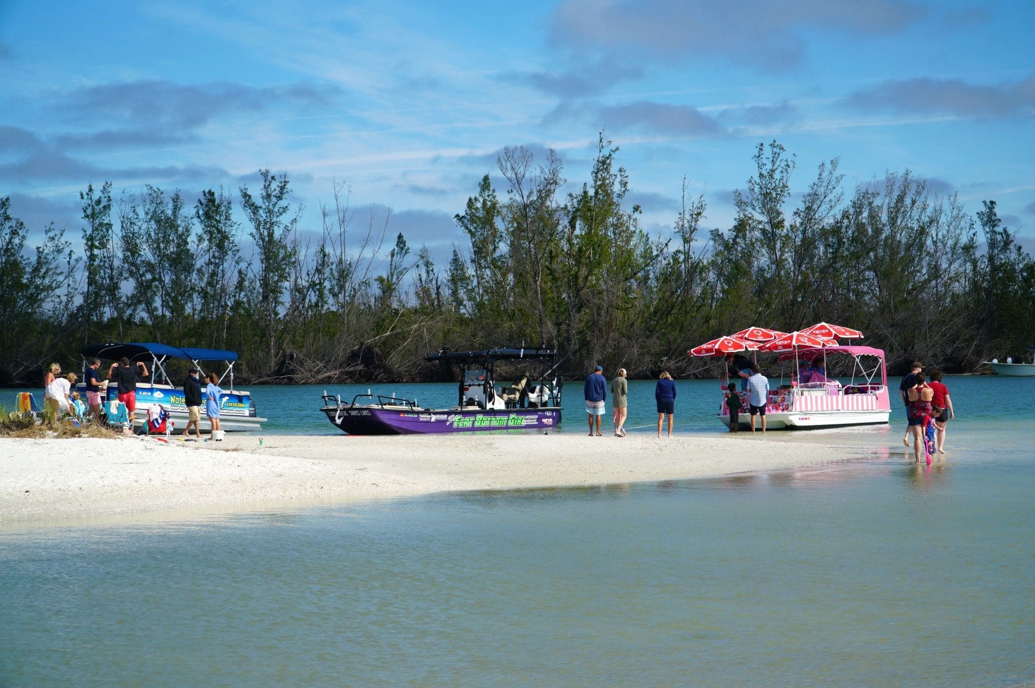 Beach Party Adventures on Marco Island with Six Chuter Charters