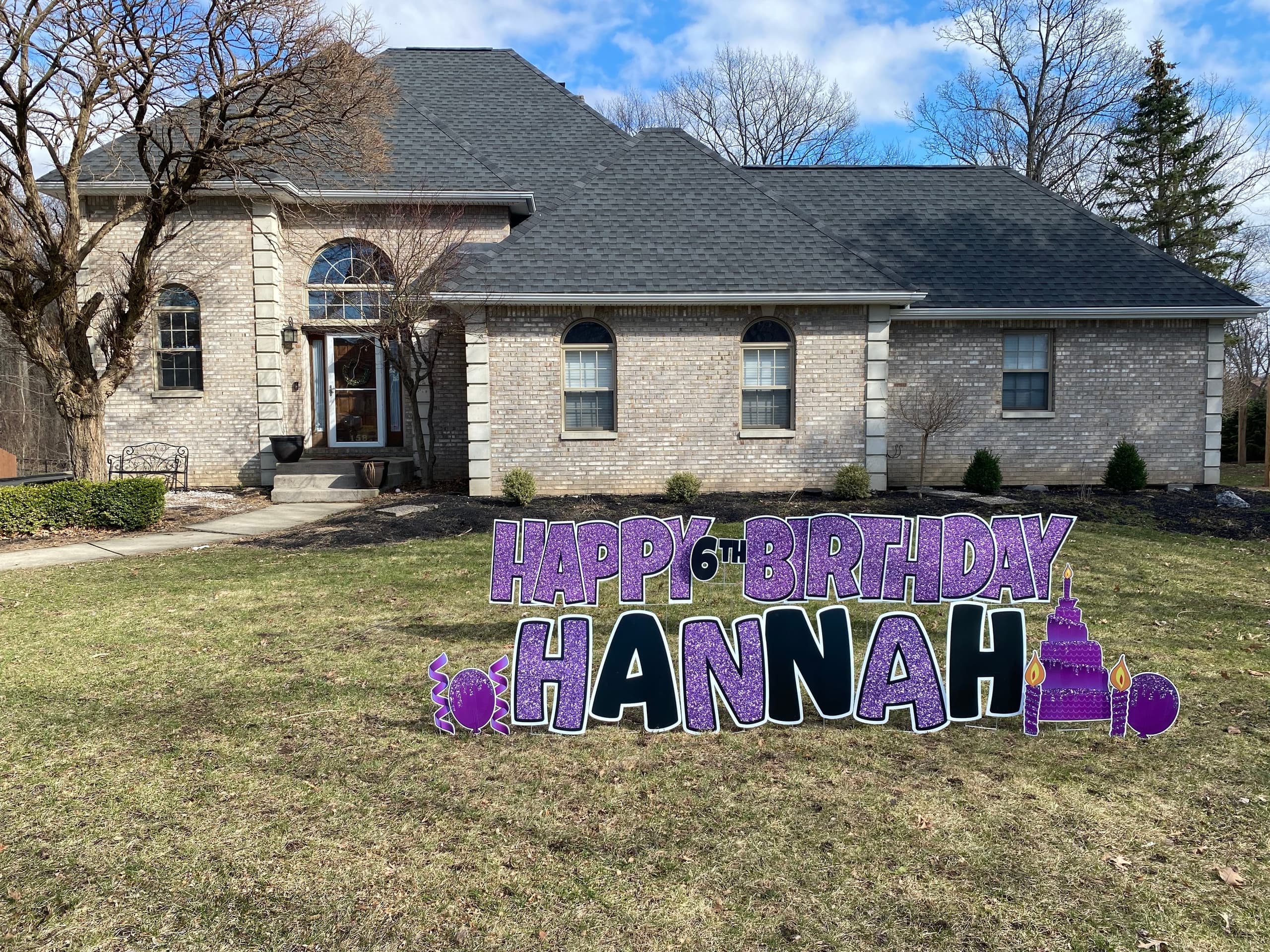 Yard Celebration Rentals with Island Yard Sign Rentals in Grand Island