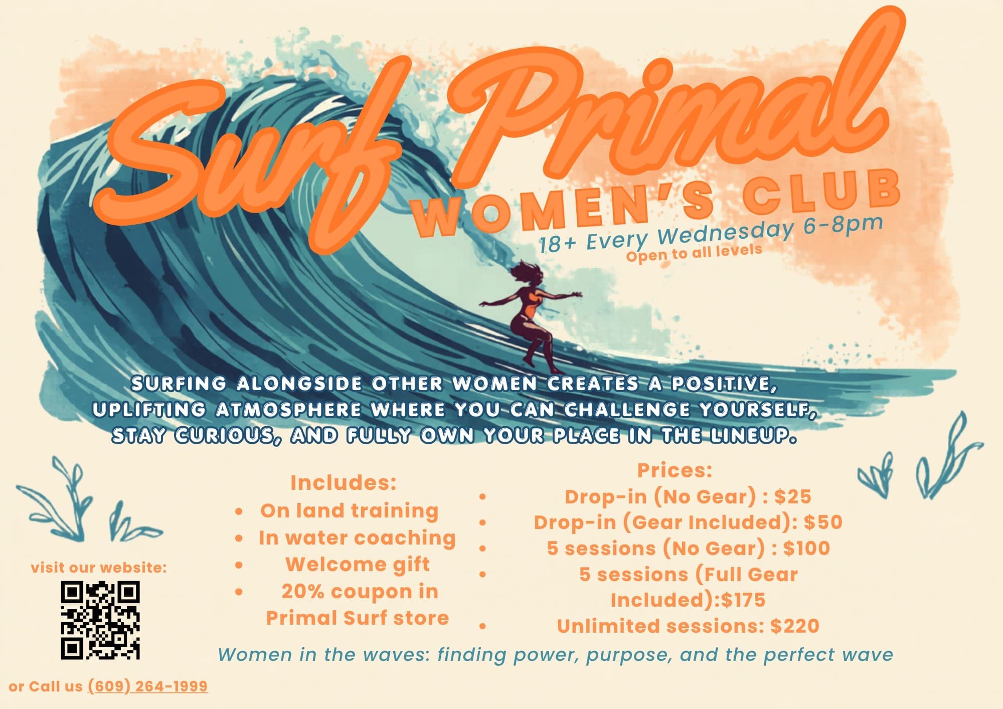 Womens Wednesdays Surfing in Brigantine: Ladies-Only Morning Sessions