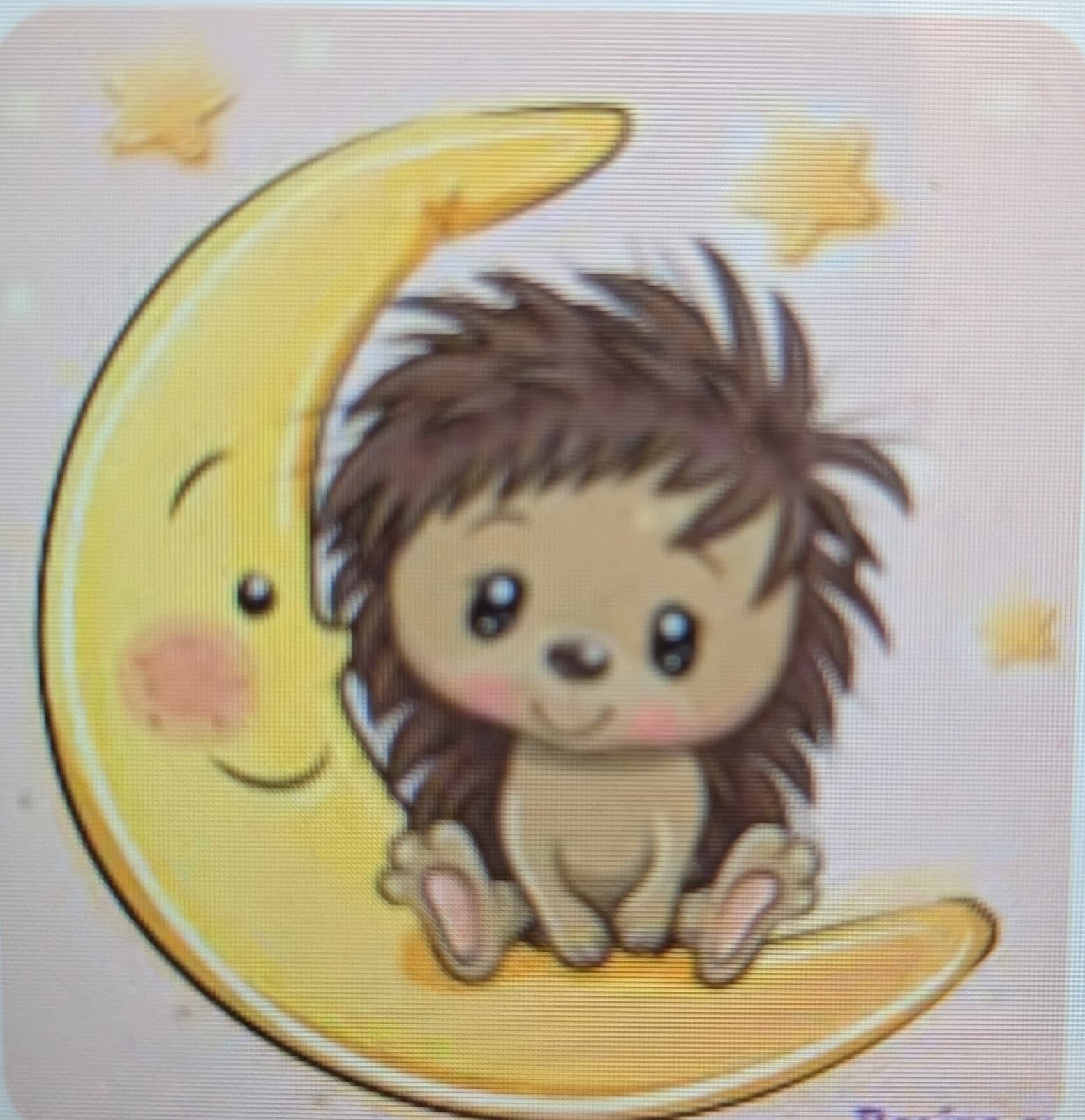 Paint Night in Woodbury: Hedgehog in the Moon Guided Canvas Class