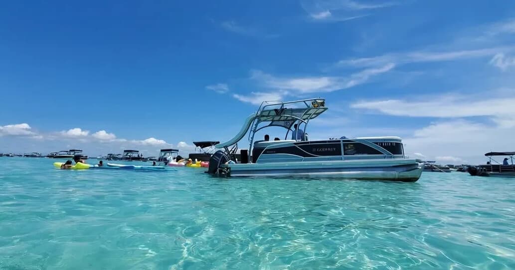 Godfrey Monaco Double Decker with Slide: Party Pontoon Cruises from Fort Walton Beach