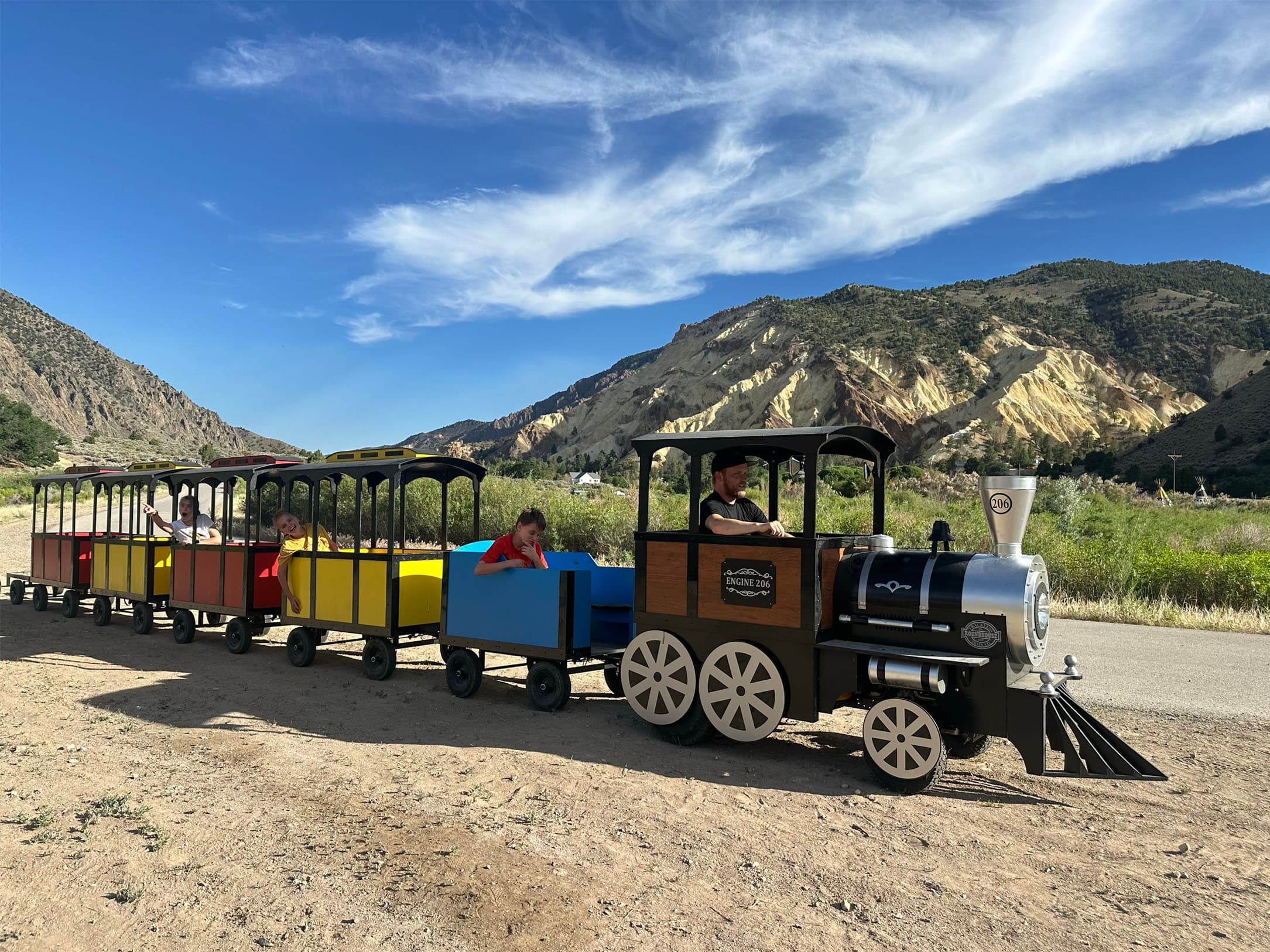 Scenic Train Rides in Sevier, Utah with Rock Candy Mountain