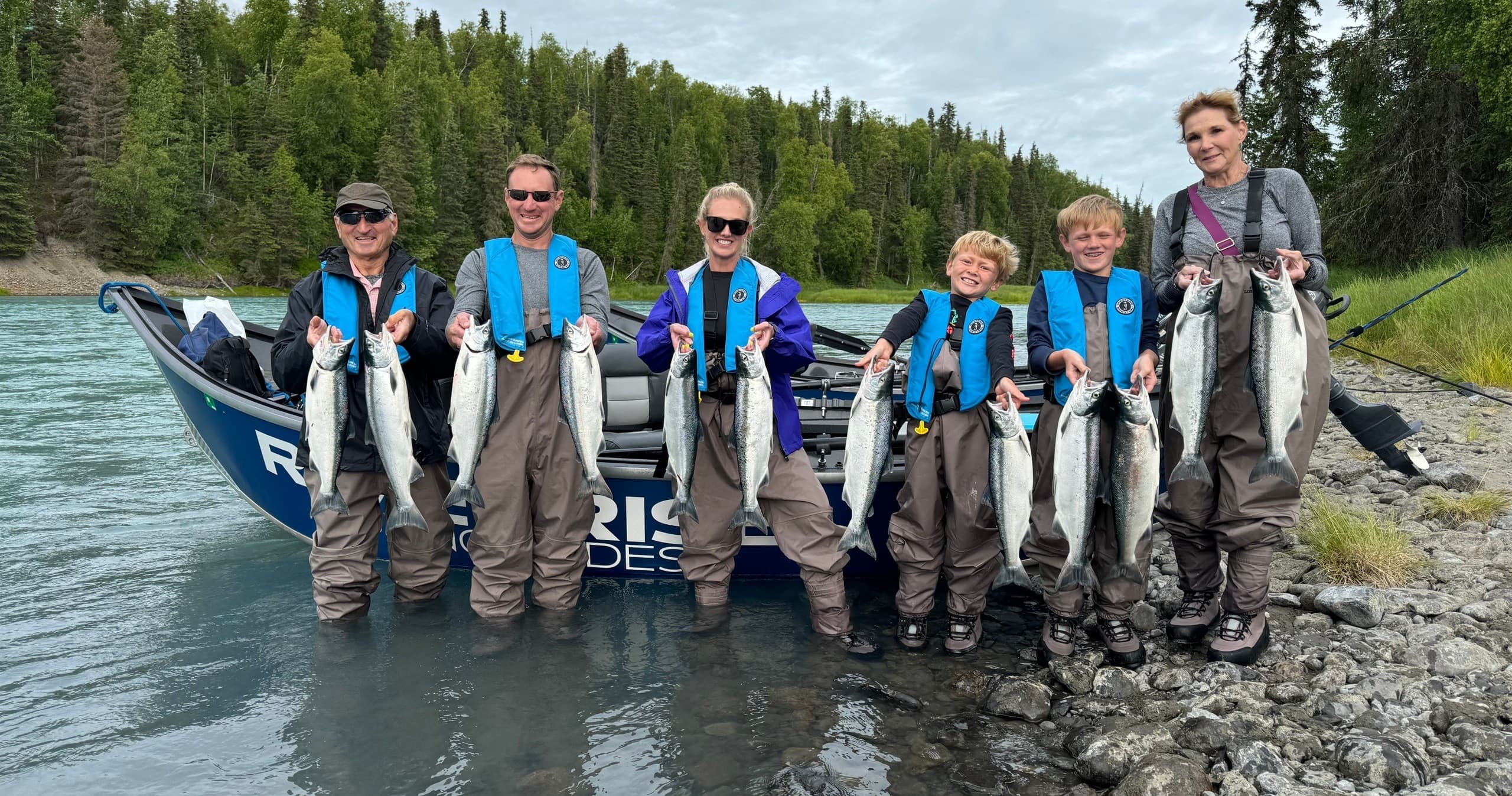 RiverRise Fishing Guides fleet