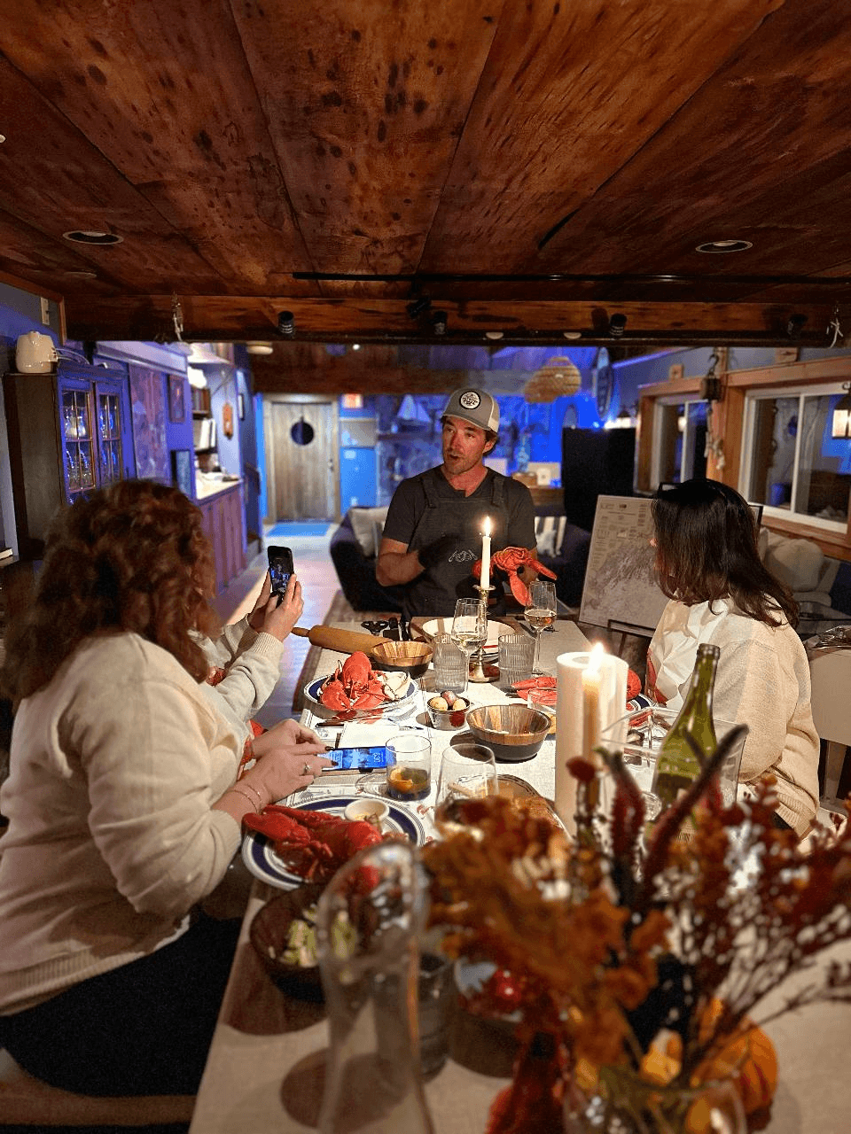 Winter Oyster & Wine Tasting with Lobster Dinner in Maine
