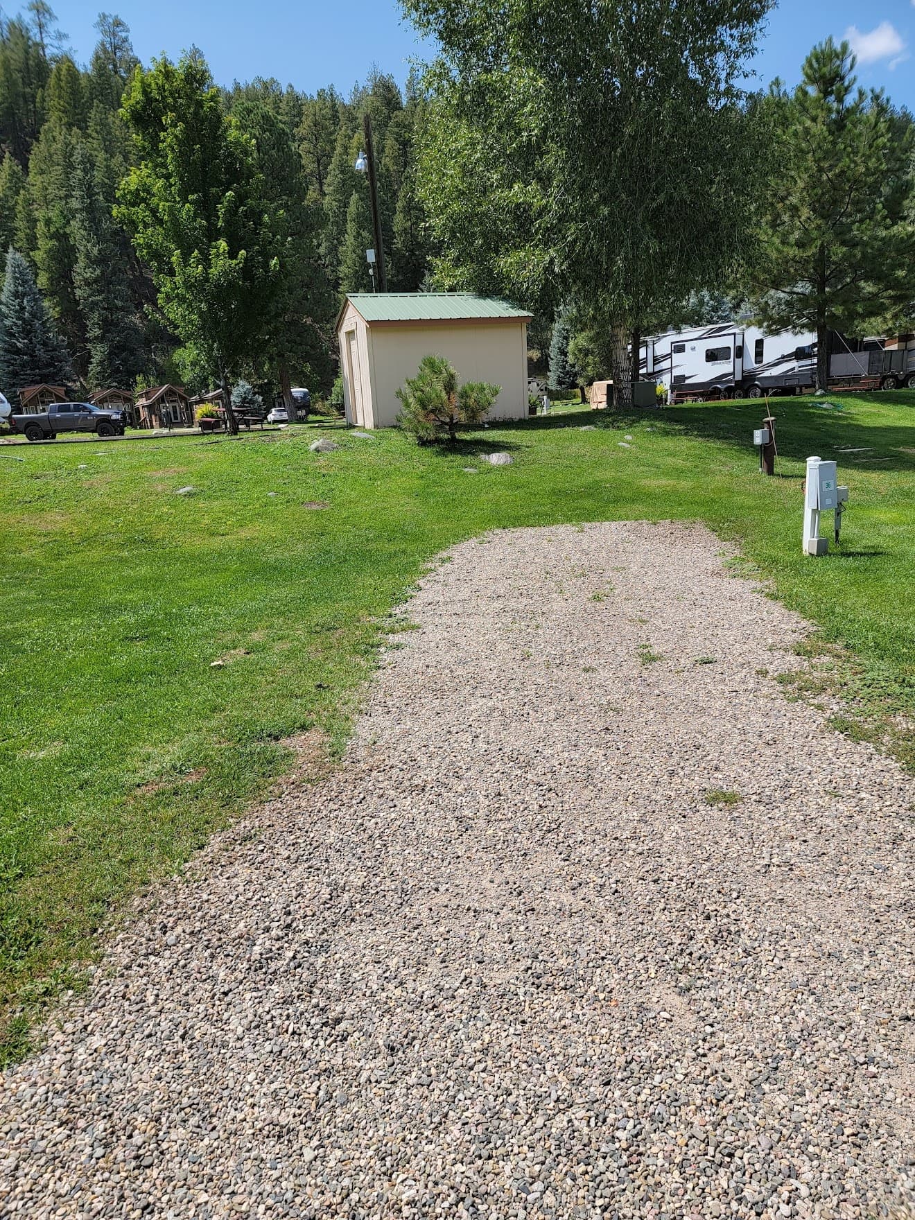 Mountain View RV Site #36 in Pagosa Springs, Colorado