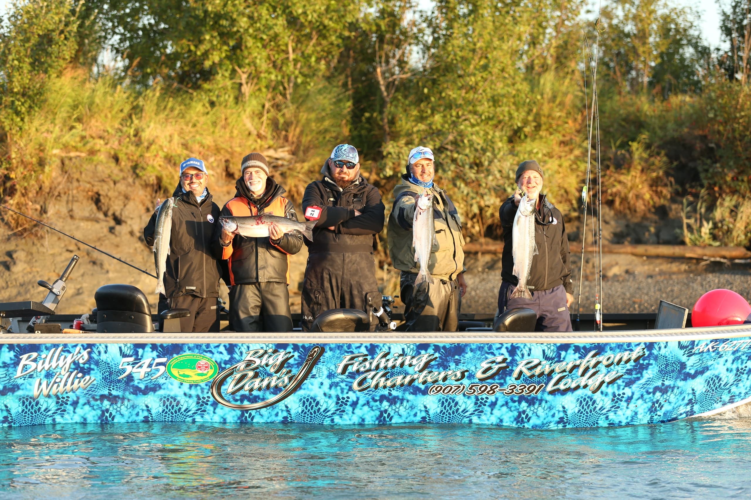 Salmon Fishing on the Kenai River with Big Dan's Charters in Soldotna