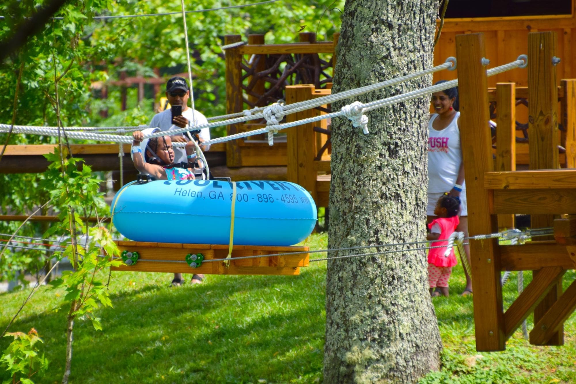 Cool River Adventures Group Little Adventure Course in Helen, GA — Family Zipline & Kids Aerial Park