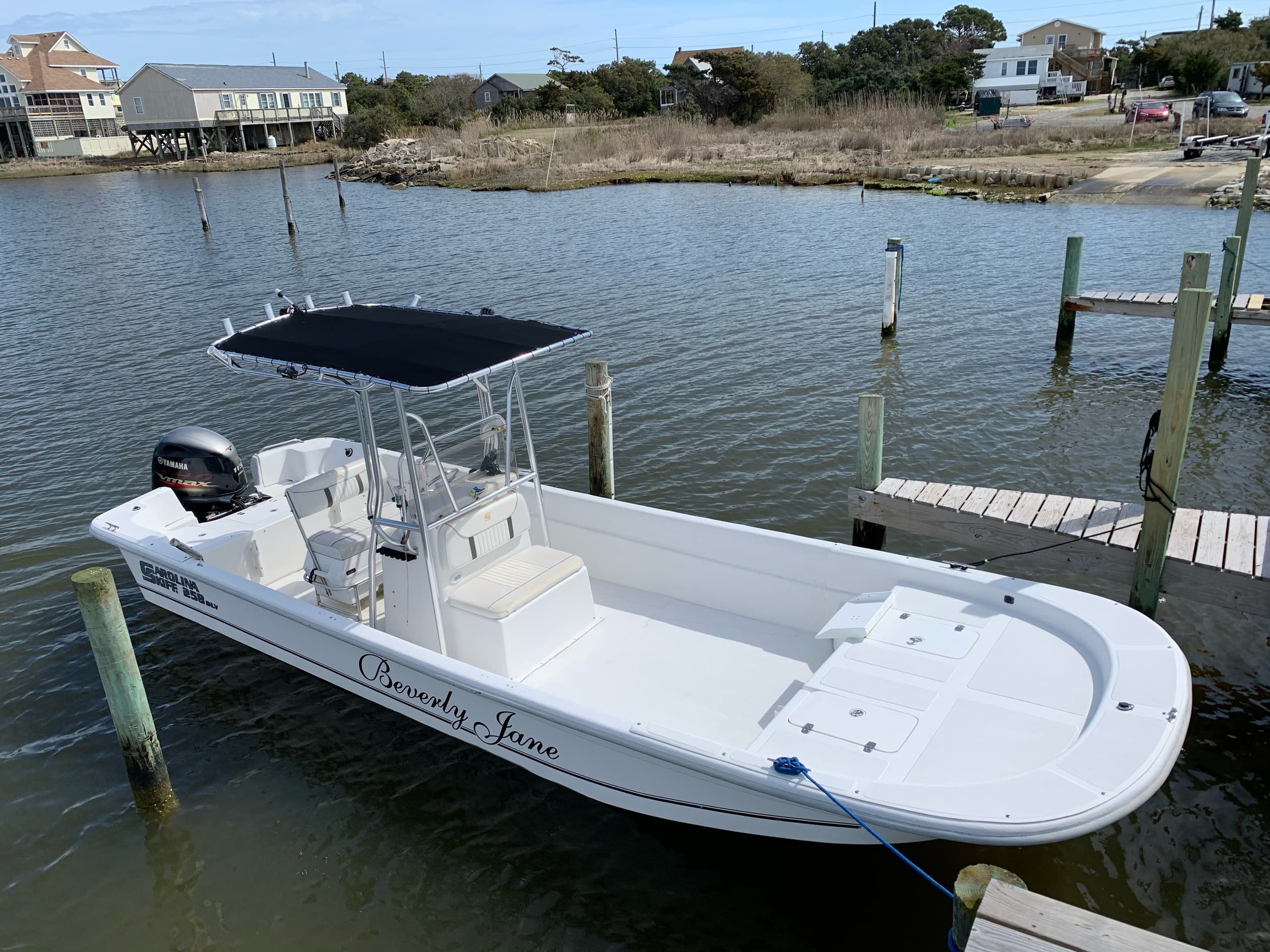 Explore the Outer Banks Waters Aboard the Carolina Skiff 26’ Yamaha 115hp