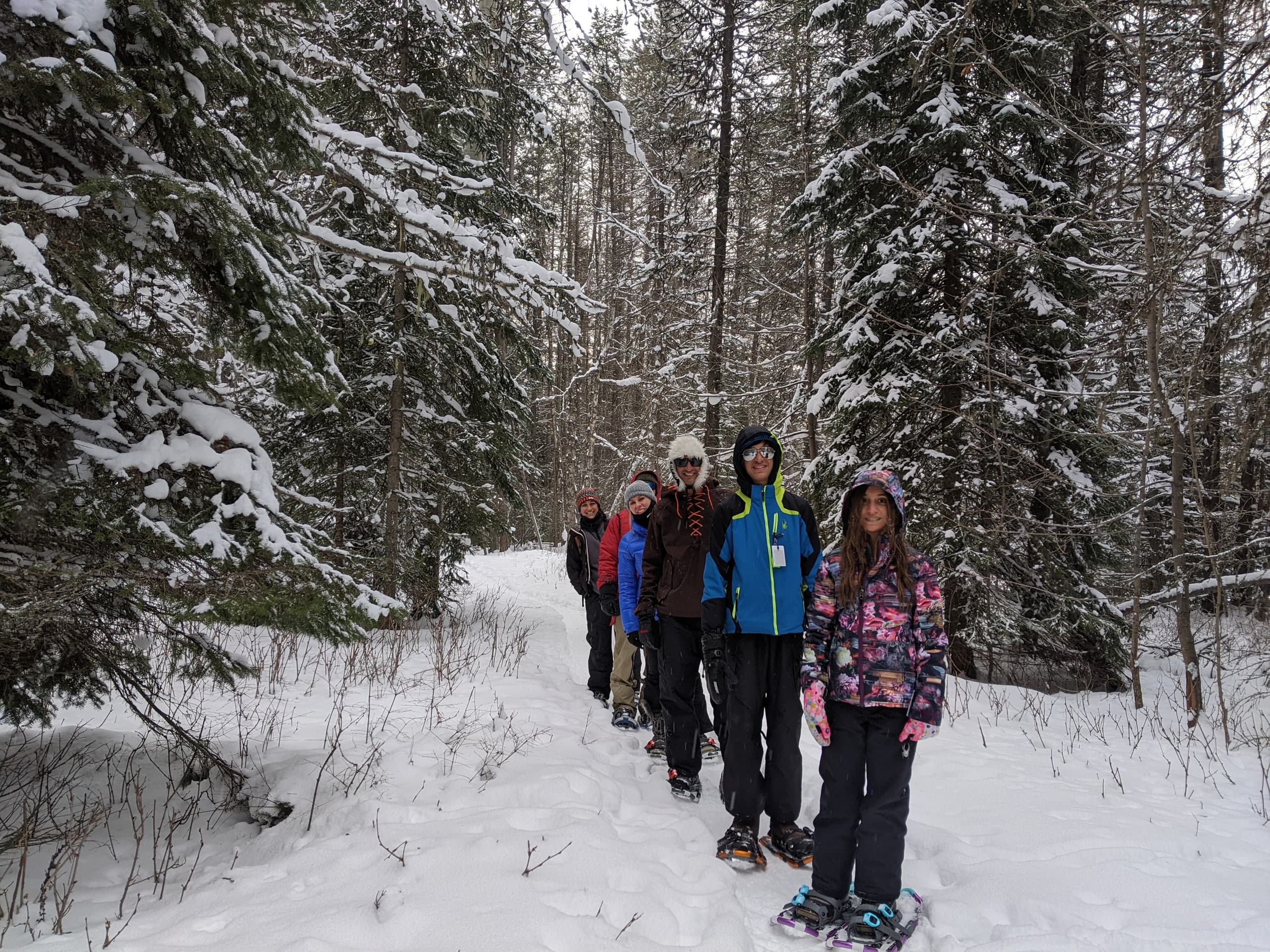 Columbia Falls Winter Snowshoe: Family Nature Center Hike photo 3