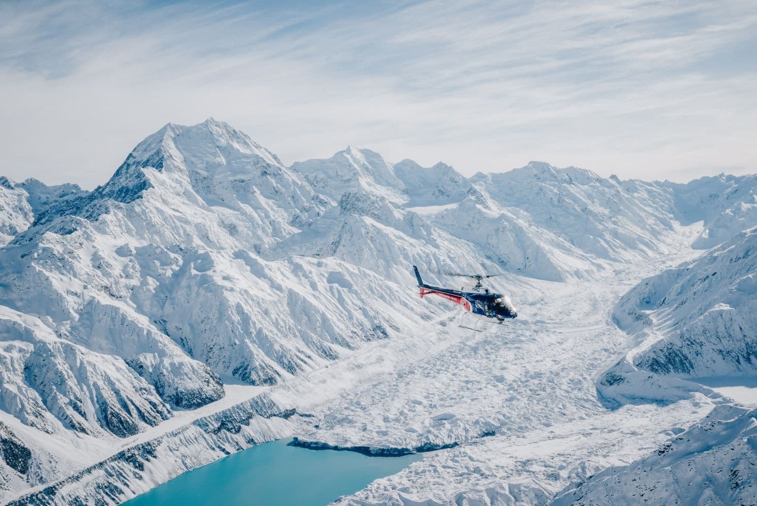 Experience Mount Cook & The Glaciers: Premier Helicopter Flight Over New Zealand’s Highest Peaks