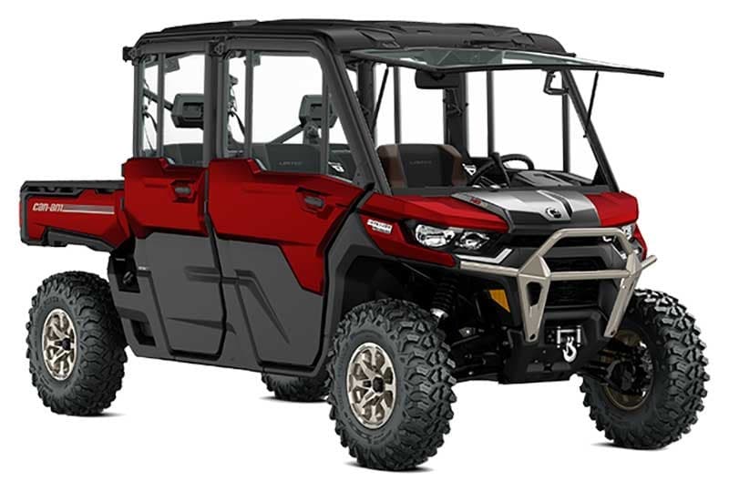 Defender Max UTV Rentals with Sled Wyoming in Sheridan