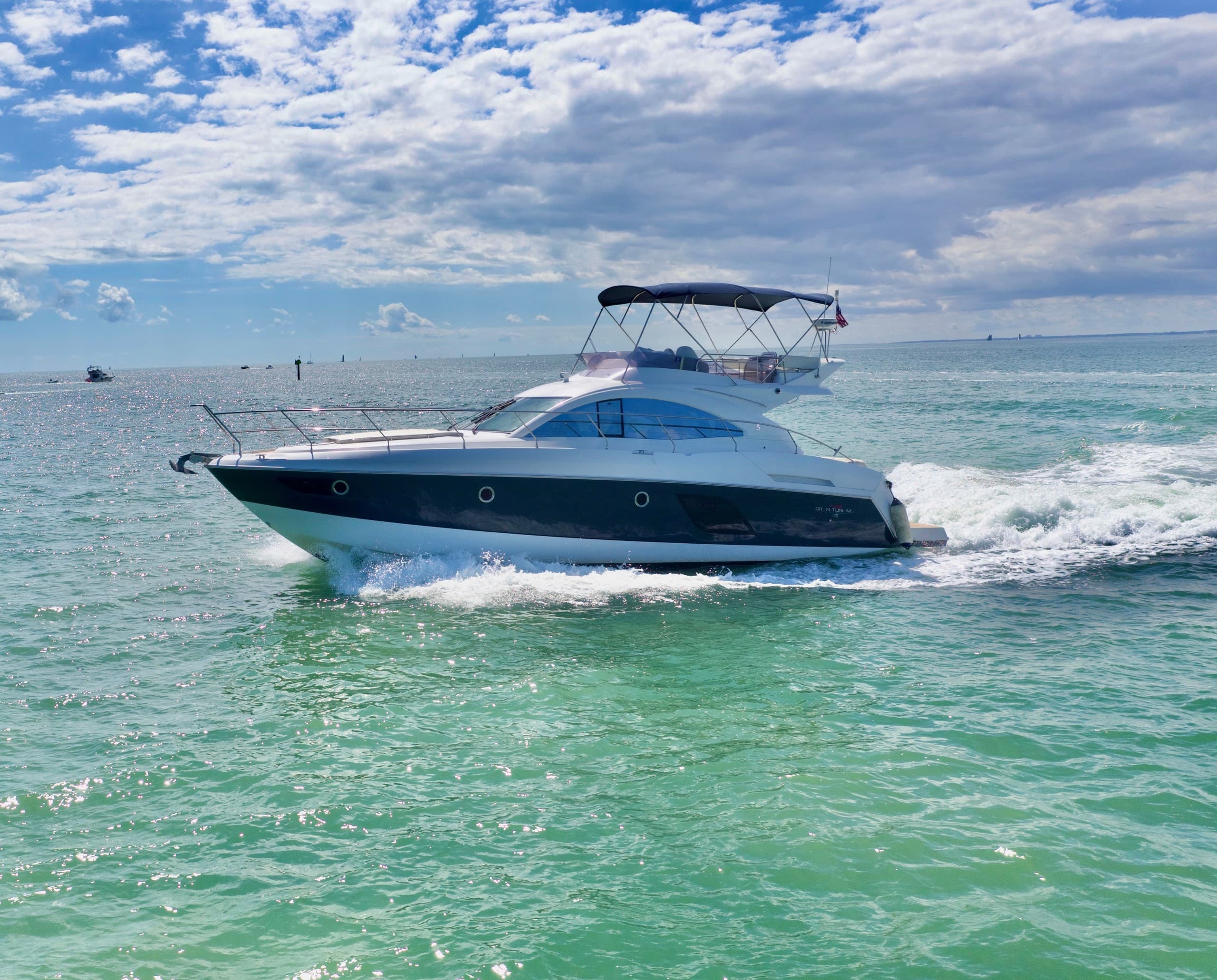 Cruise Miami on a Luxurious 52ft Beneteau Flybridge — The Ark Yacht Charter photo 1