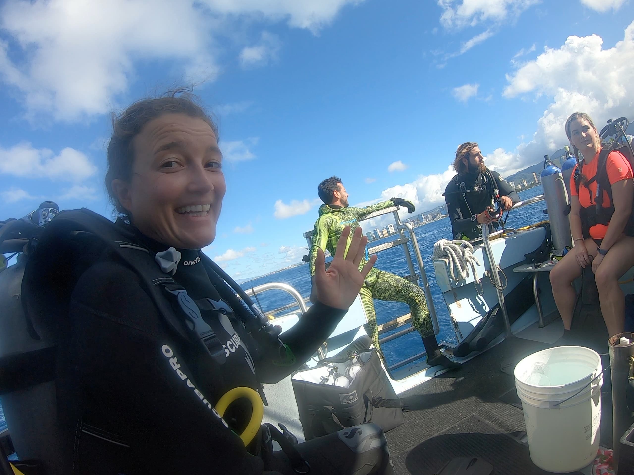 Scuba Diving at Waikiki Beach with Ocean Addict Shark Excursions LLC