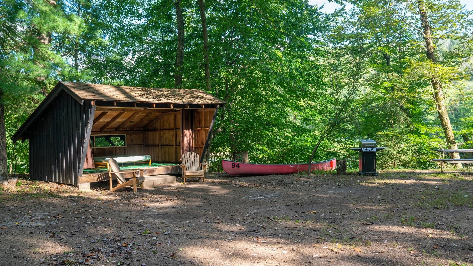 Adirondack Camp Site Adventure in Pipersville, PA