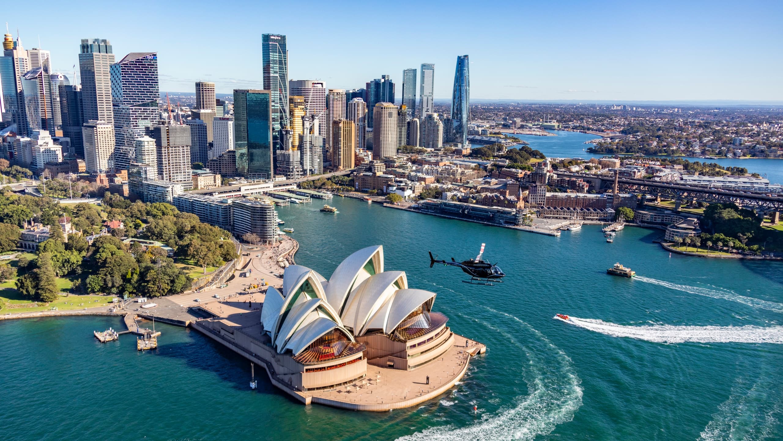 Heli Flight Over Sydney Harbour by Sydney Helitours