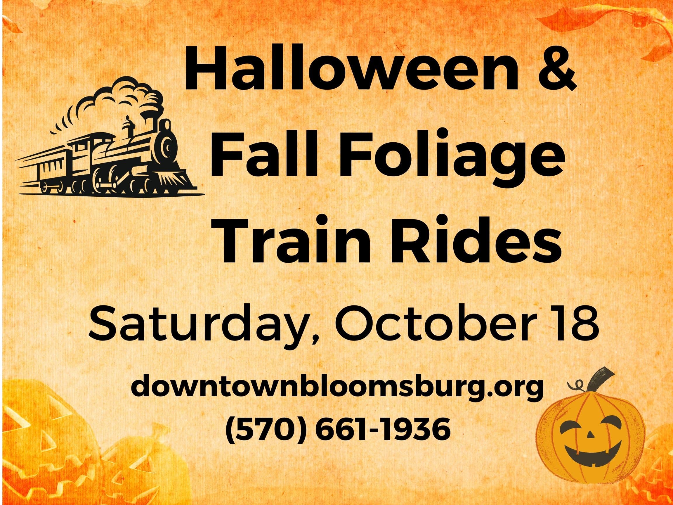 Halloween & Fall Foliage Train Rides in Bloomsburg
