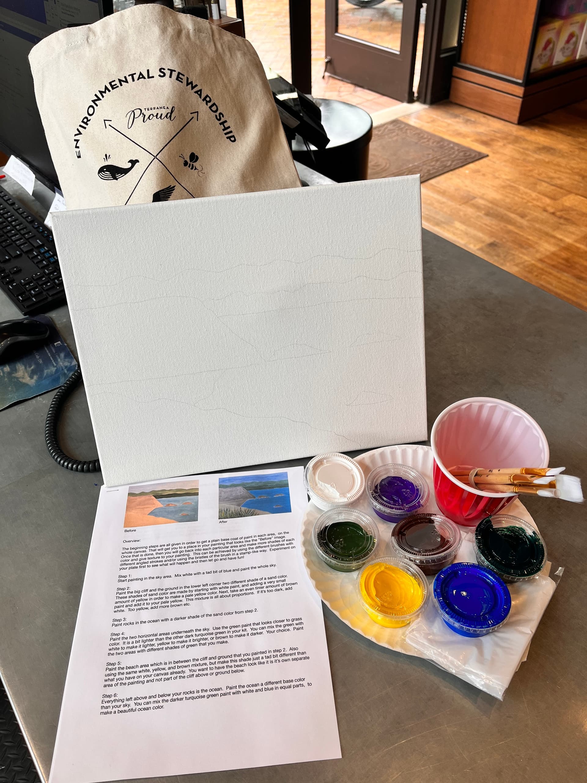 Plein Air Painting Kit Experience in Rancho Palos Verdes