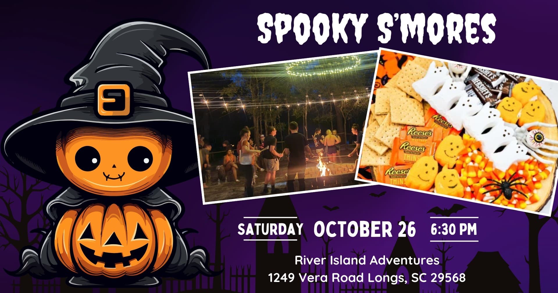 Spooky S'mores Night at River Island Adventures