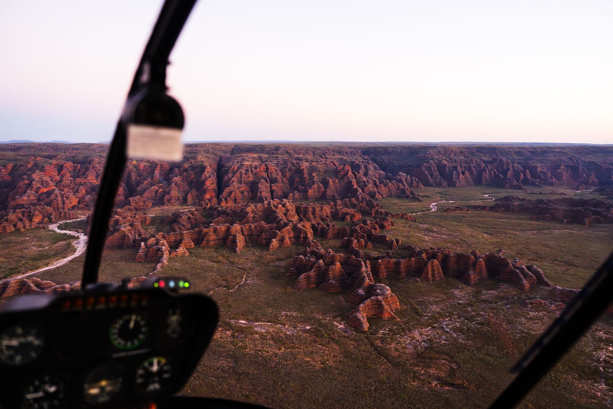Helicopter Over Purnululu: Bungle Bungle Flight & Cathedral Gorge Guided Walk