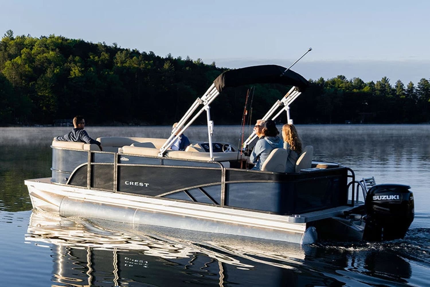 Relaxing Pontoon Fishing Cruises in Sandpoint, Idaho