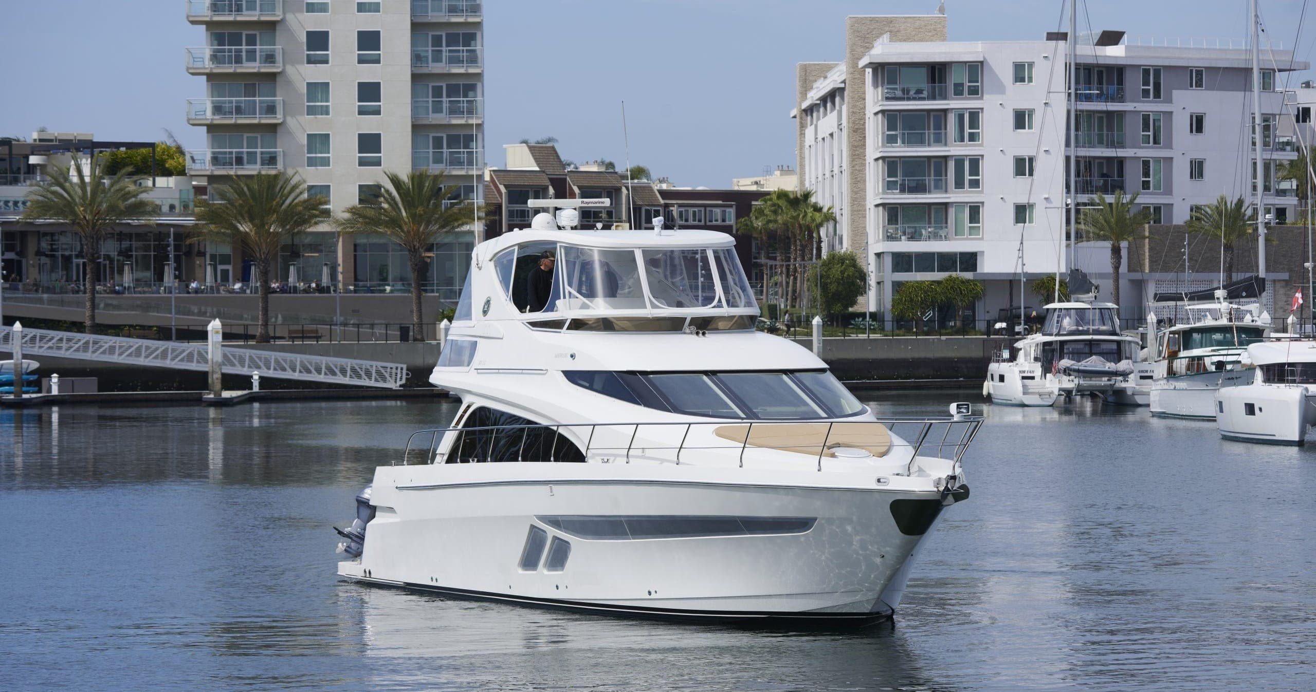 Explore Marina del Rey Aboard the 55' Marquis Flybridge