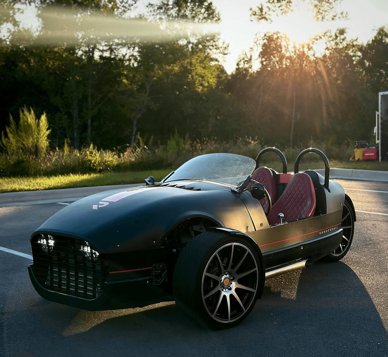 Cruise the Carolinas: Vanderhall Venice GTS Redline Edition Rental in Wake Forest, NC