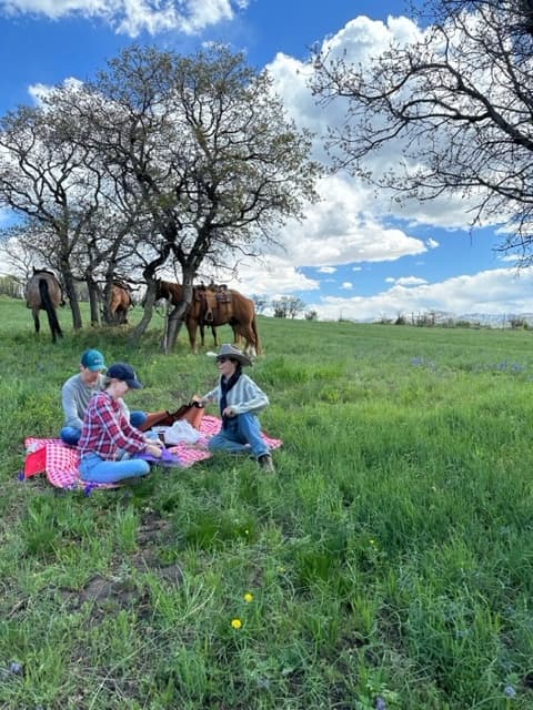 Horseback Riding Picnic Adventure in Steamboat Springs