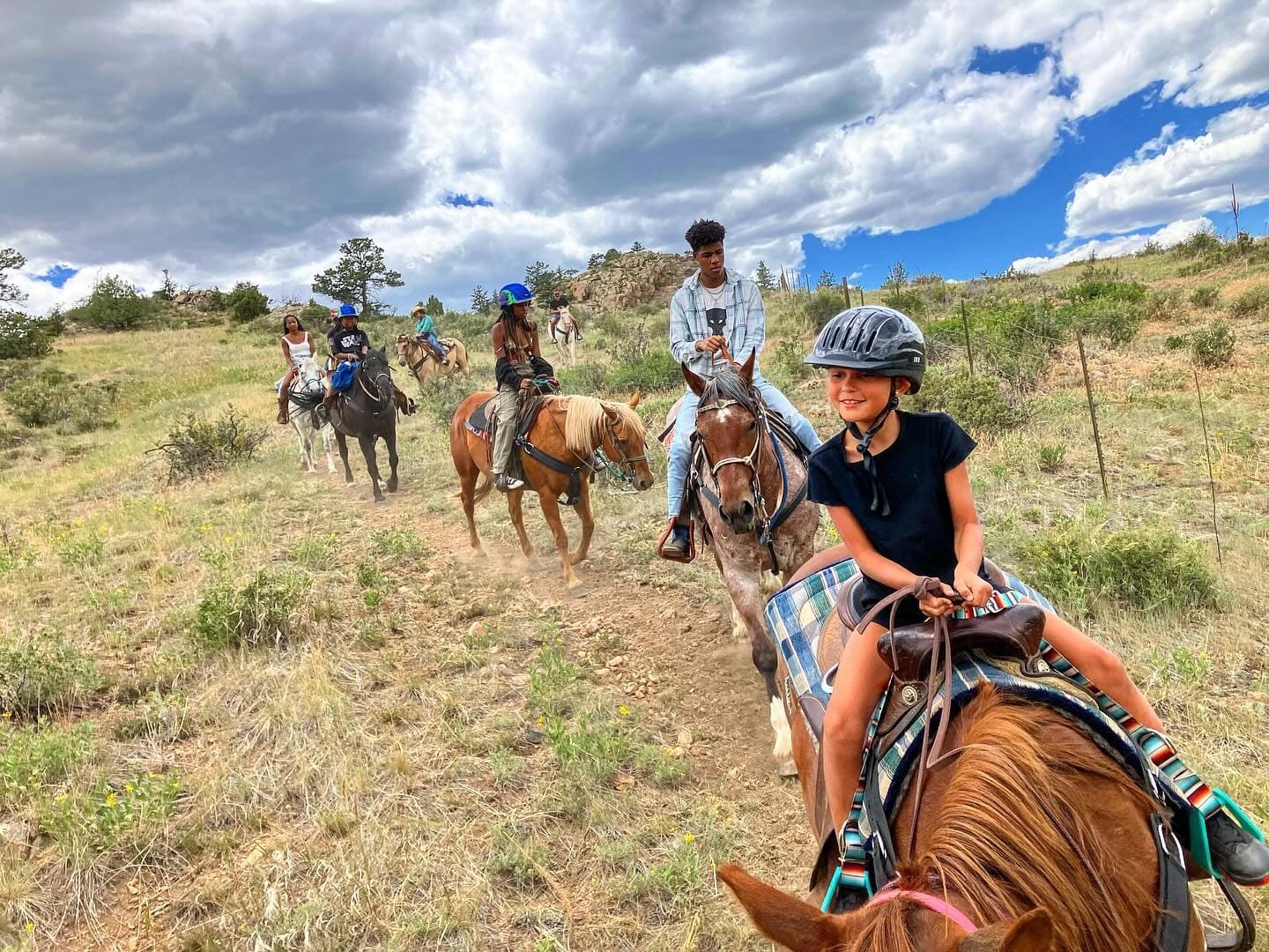 Family-Friendly Horseback Ride in Colorado Rockies