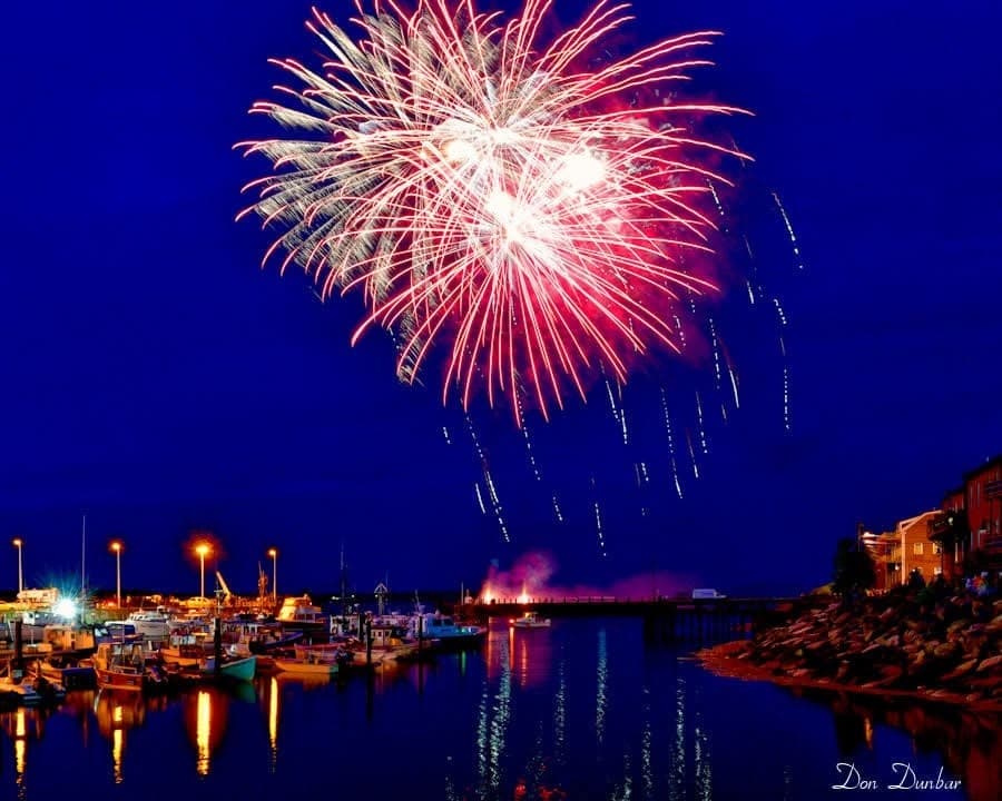 Waterfront Fireworks — Eastport Sunset Cruise for the 250th Fourth of July