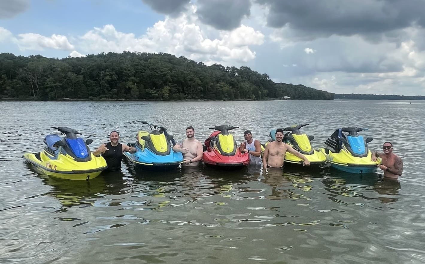 Yamaha EX Jet Ski Rentals at Old Hickory Lake — Blue Turtle Bay Marina Adventure