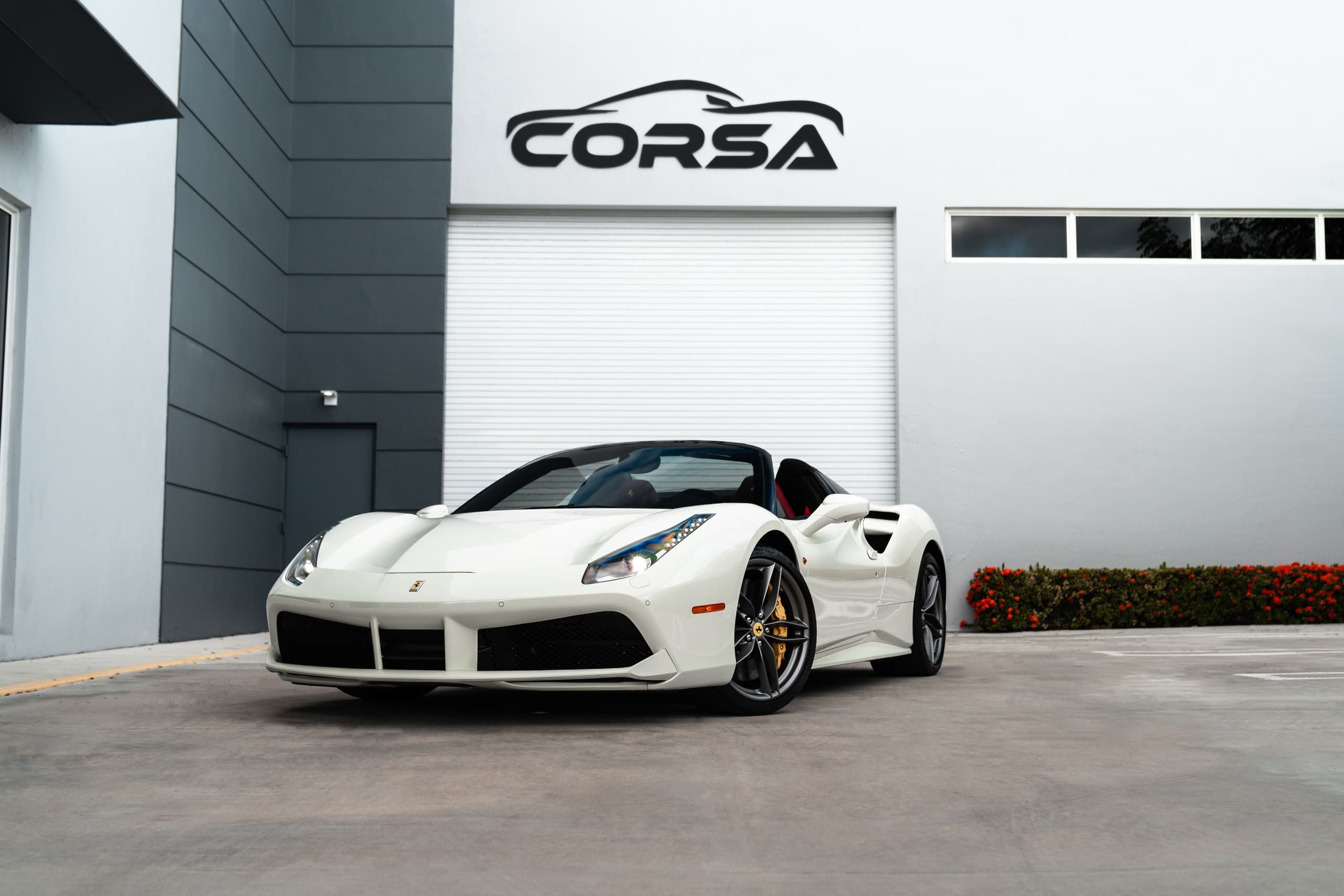 Luxury Car Rental: Ferrari 488 Spider at Corsa Auto Rental