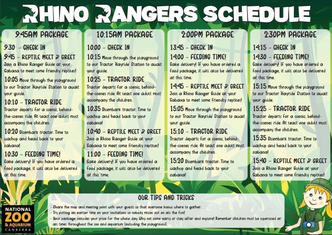 Wildlife & Family Fun at Rhino Ranger Canberra