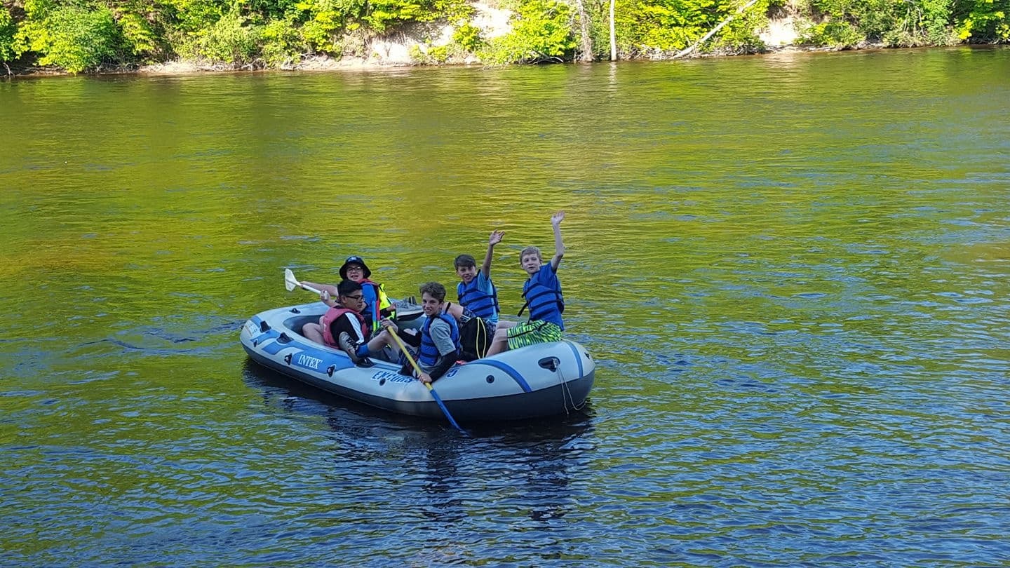 Wisner Rents Canoes fleet
