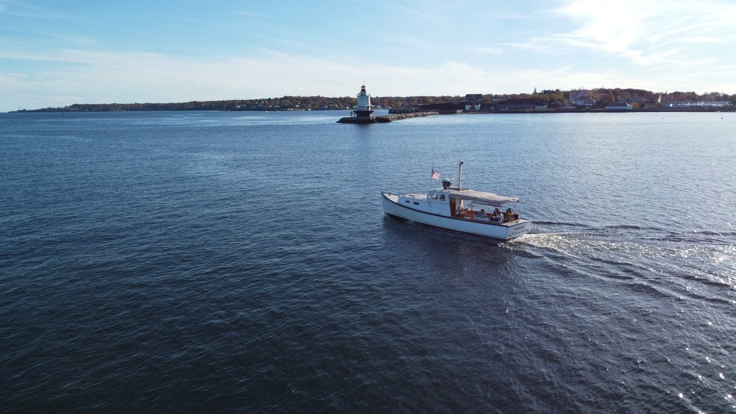 Sailing Through Spectacular New England Fall Foliage on a Classic Maine Lobster Boat