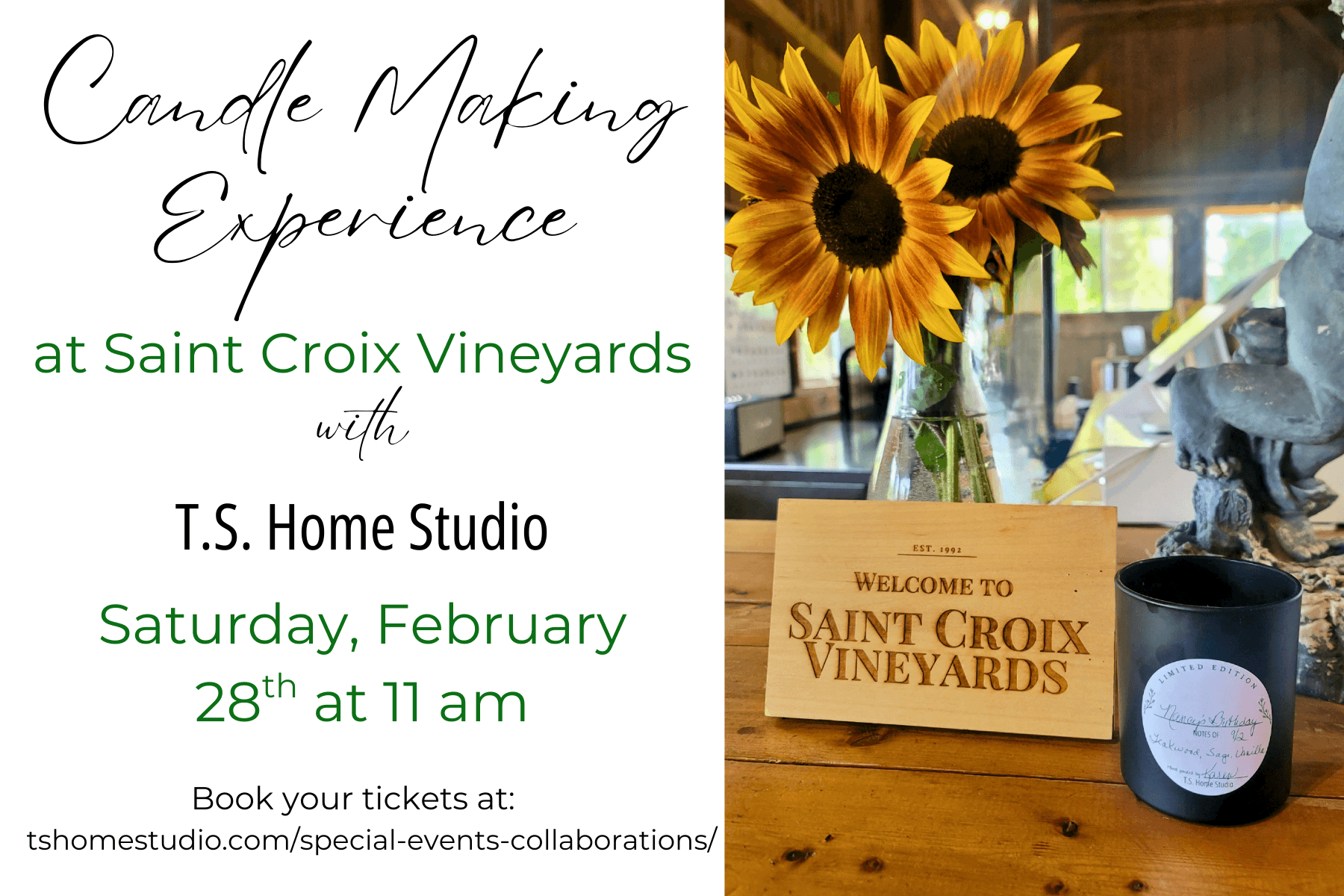 Candle Making at Saint Croix Vineyards: Blend Scents & Sip Wine in Stillwater