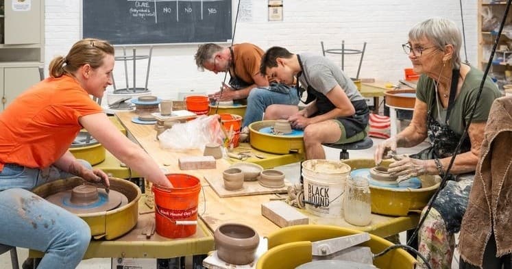 Pottery Workshop at Black Hound Clay Studio in the West