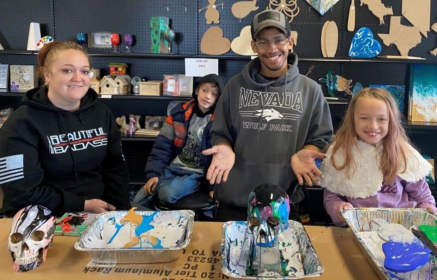 Pour & Swirl Acrylic Pouring Experience on Stetson Drive — One-Hour Abstract Canvas Workshop