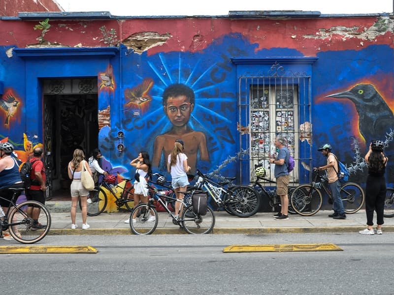 Oaxaca Street Art Bike Ride with Coyote Aventuras