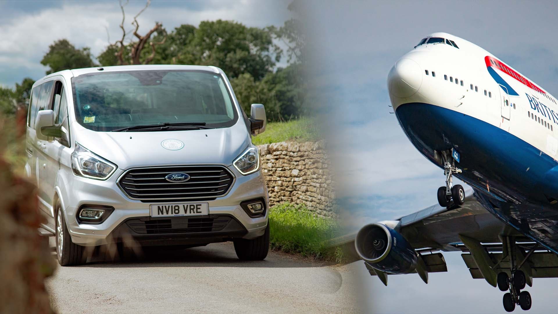 Scenic Private Transfer Tour Bath to Windsor & Heathrow