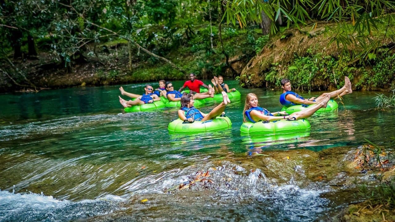 Jungle River Tubing with Scott's Transport & Tours JA