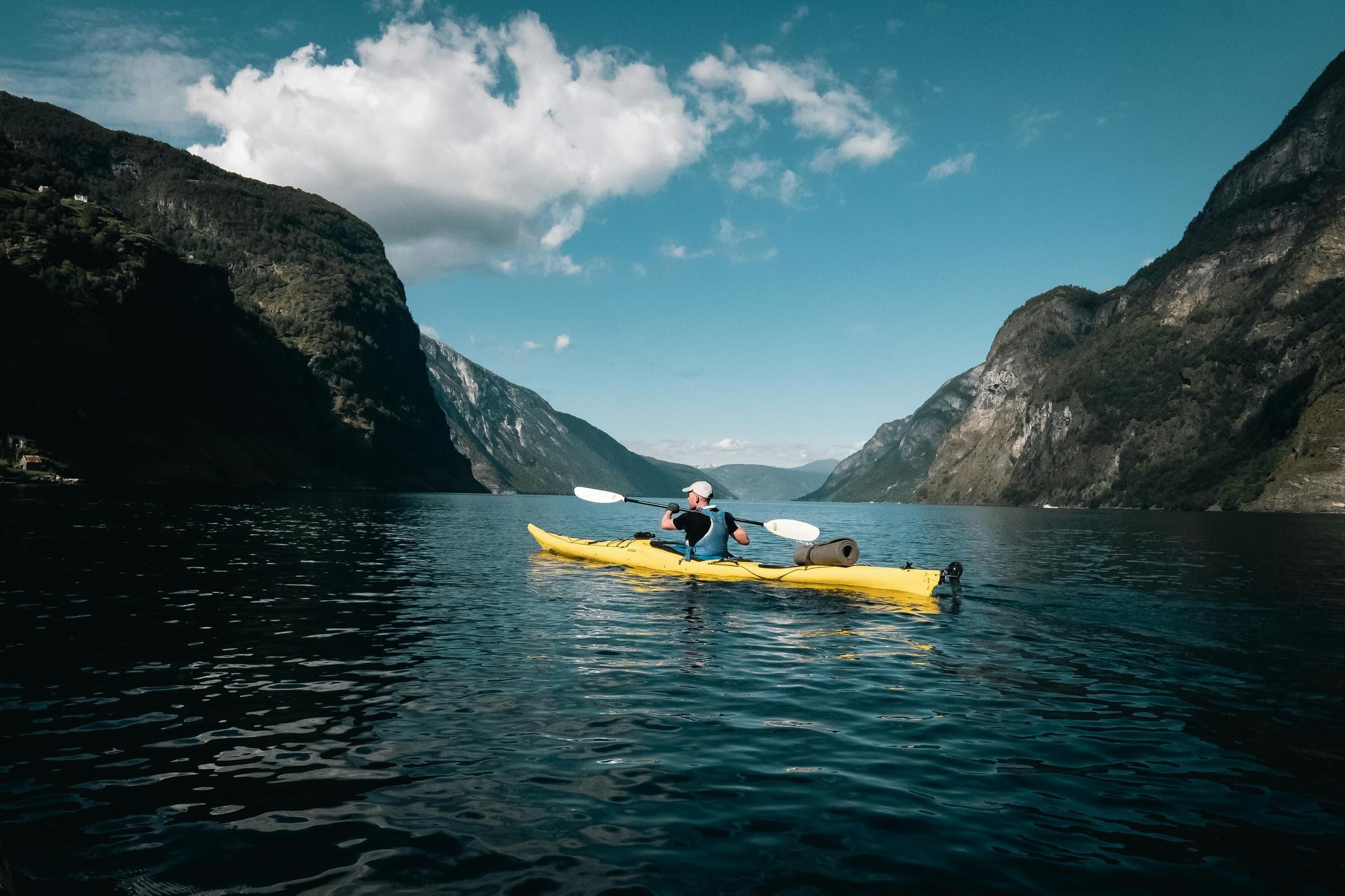 Kayaking the Fjords with Fjord Mountain Guides in Nordfjordeid