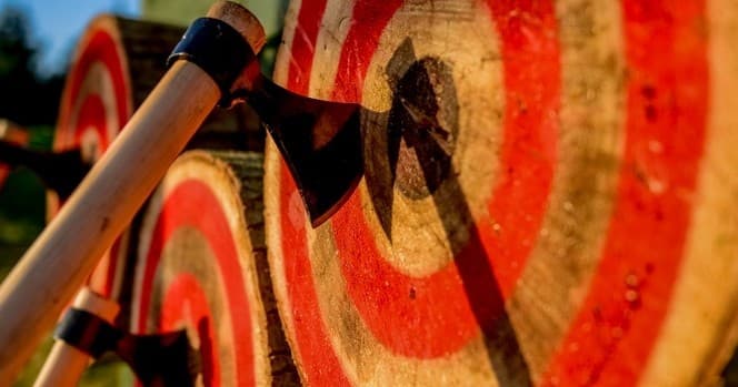 Axe Throwing at Adventure Sports in Warwickshire