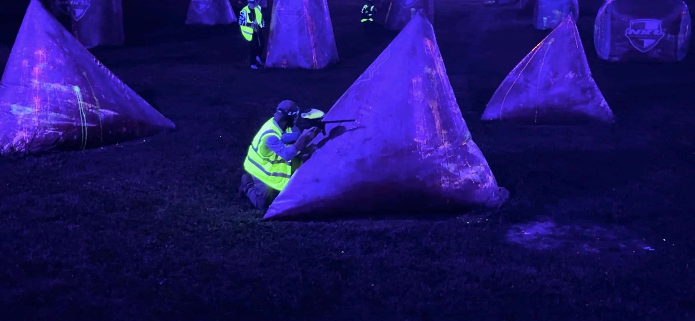 Nighttime Adventure: Glow in the Dark Paintball at Eagle Action Sportz