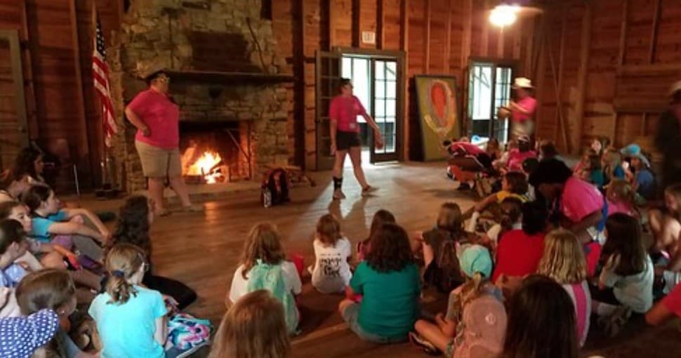 Entire Camp Martha Johnston Adventure in Lizella, GA