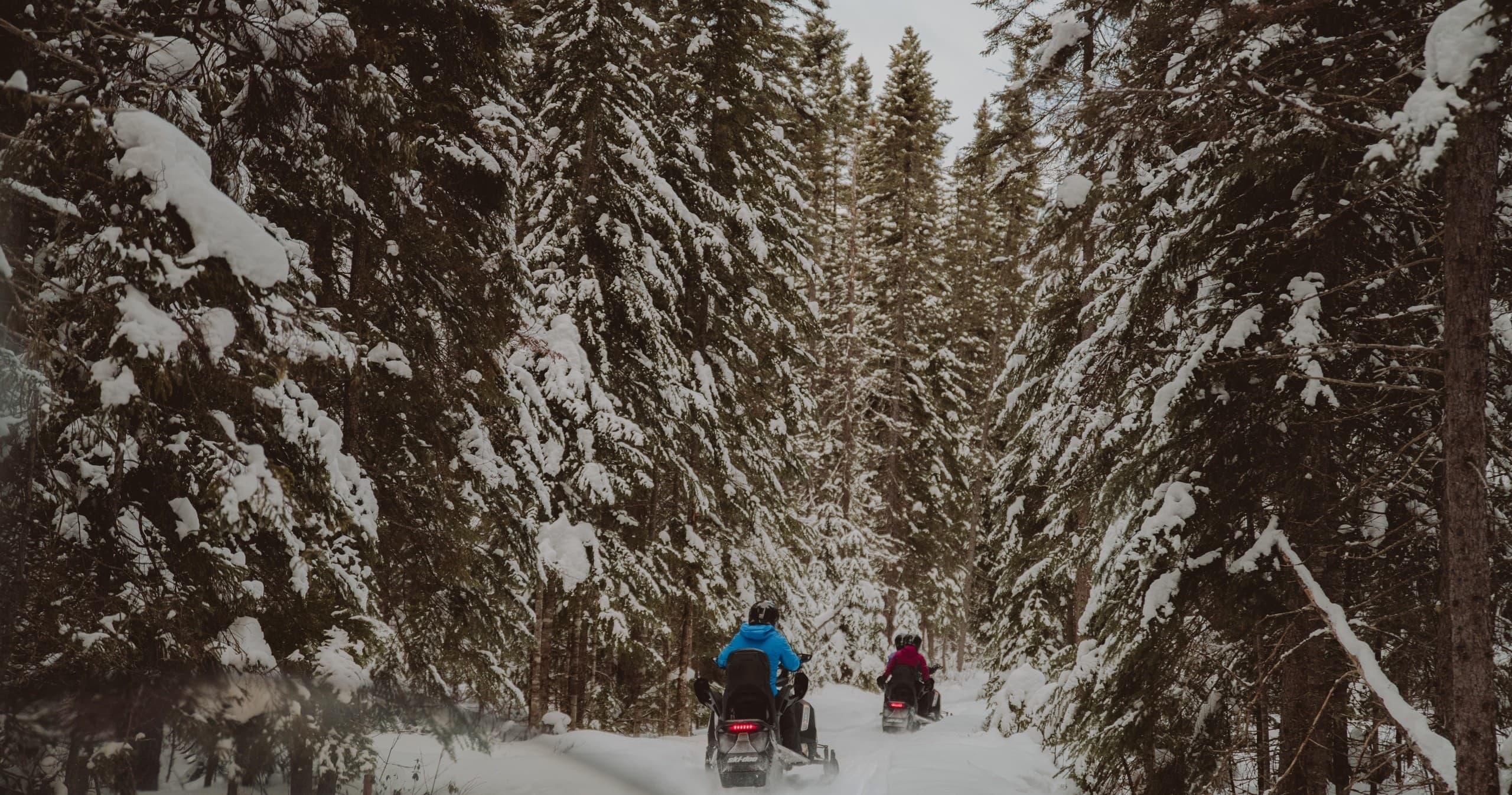 Snowmobiling Adventure with Chalets Villégiature Daaquam